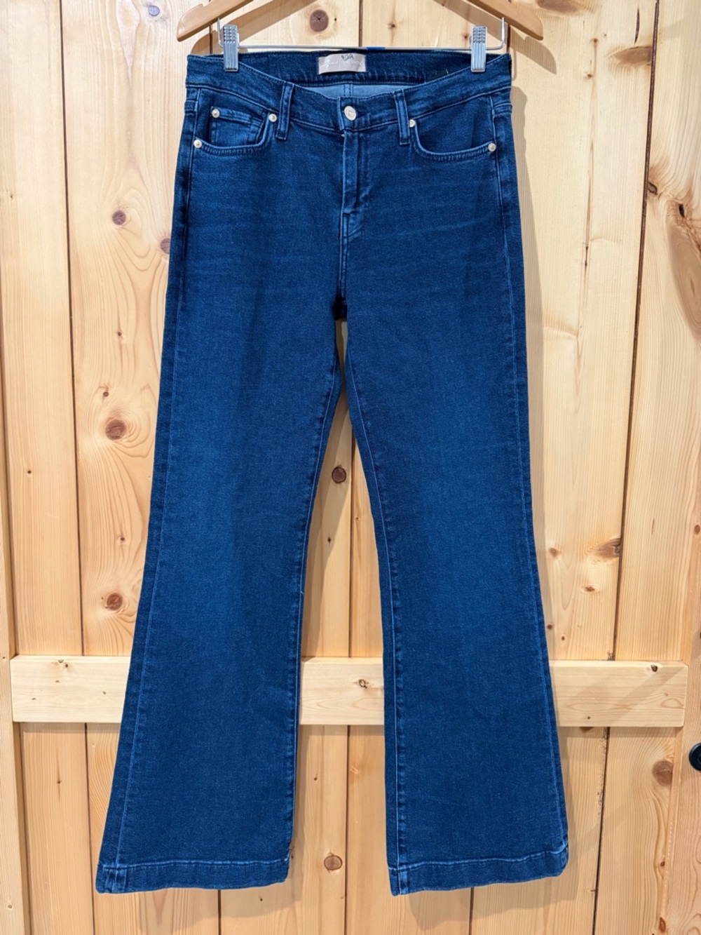 Women’s 7 For All Mankind Flare Leg Jeans 30x32 - Picture 3 of 4